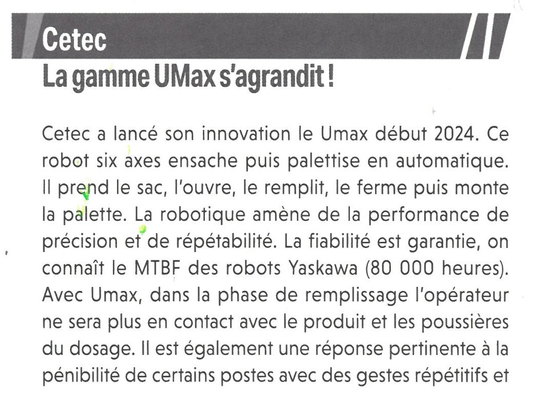 La gamme UMax d'agrandit - Page 1