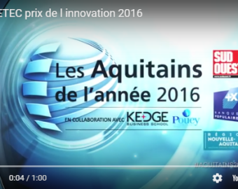 Cetec prix de l'innovation 2016